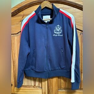 Lucky Brand Track Jacket with Embroidered Crest